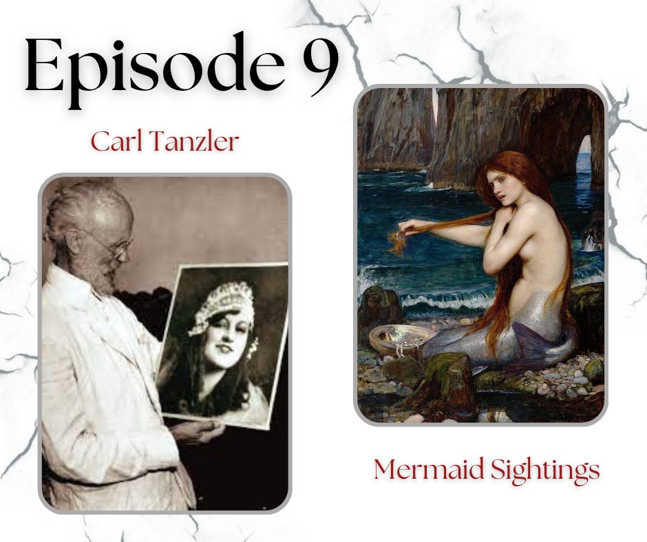 MECrisispod's tweet image. This week, Madison sticks to the theme of undying love with the twisted tale of Carl Tanzler and his obsession with a young woman that went beyond the grave. Hailey tries to convince us of why she believes mermaids exist, and shows us some super sexy whale pics in the process.