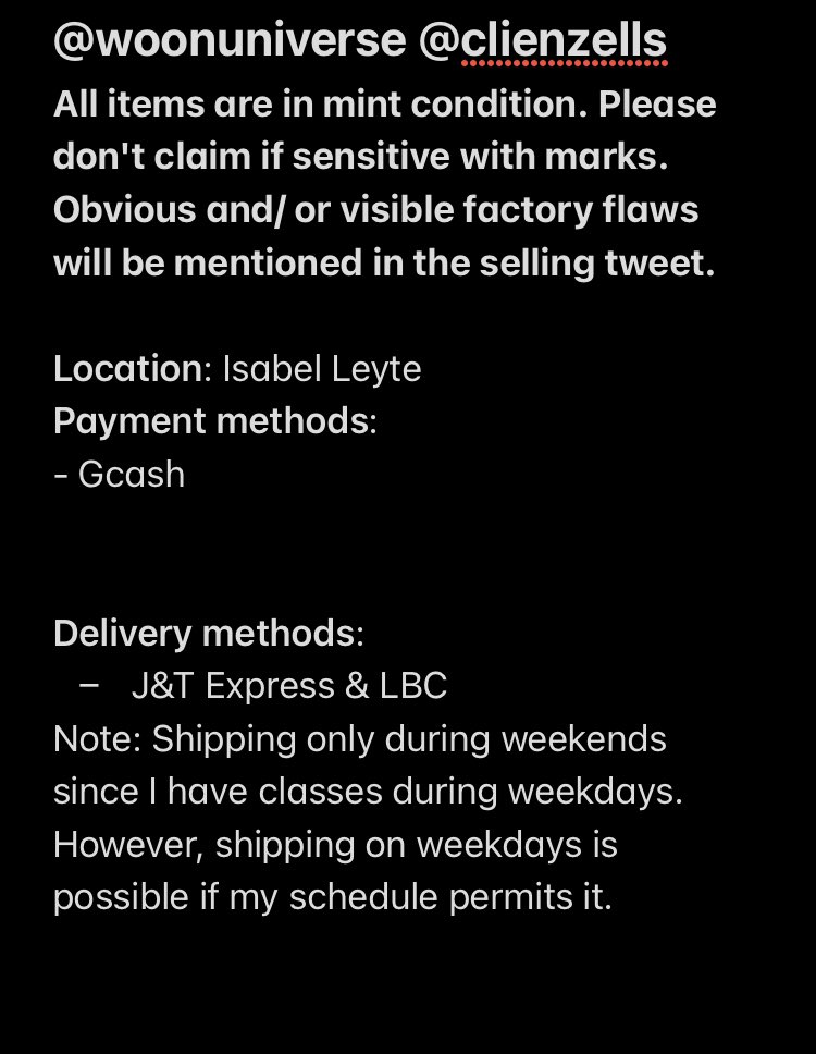 clienzells's tweet photo. Help rt ‼️
wts lfb | ph | seventeen pc 

woozi pc
 
—  onhand
—  dm to claim
—  prices on ALT
—  check attached image for pc condi &amp; other info's 

t. wts lfb ph woozi svt sector17 attacca woozi pc https://t.co/pT0d4KduTT