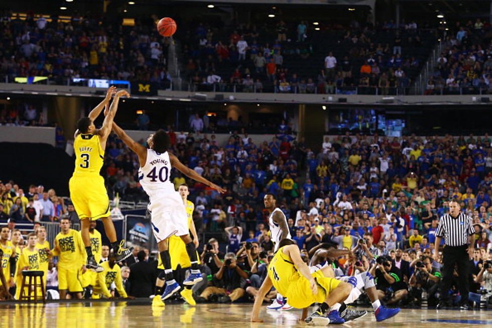 bluebyninety's tweet photo. It's wild that the 2013 Michigan Basketball run was 10 years ago. Feels like just yesterday. Where were you when Trey made the shot? https://t.co/2tjfD8WrGx