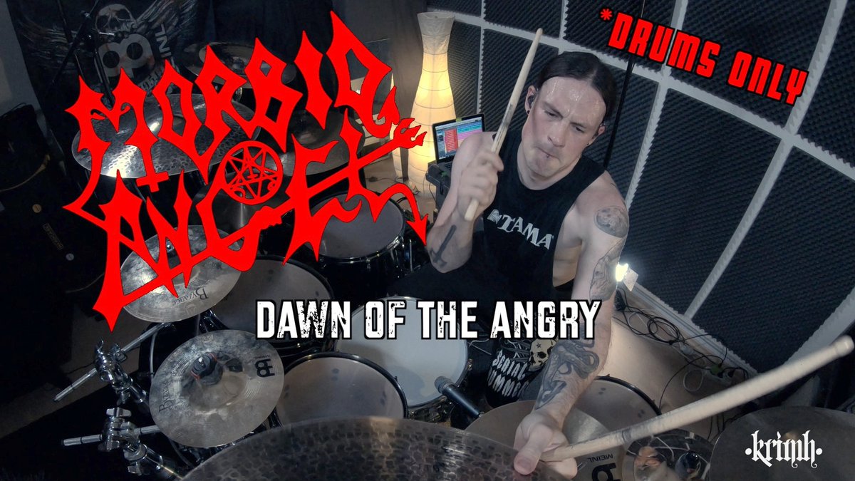 Enjoy the isolated drum track of my Morbid Angel drum cover of 'Dawn Of The Angry' youtu.be/0af1uftLqIQ