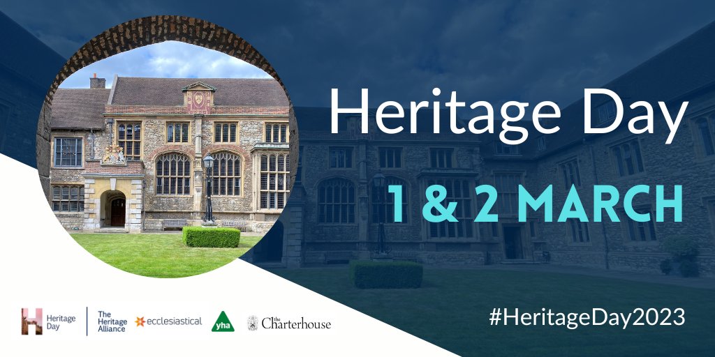 Heritage Day is next week (1 &amp; 2 March!) - and this year will include virtual &amp; in-person sessions, offering advice + insights for #heritage orgs in 2023/4, rounded off with a celebration of the Alliance's past 20 years as a charity! 🎉 Secure your spot: bit.ly/HeritageDay2023