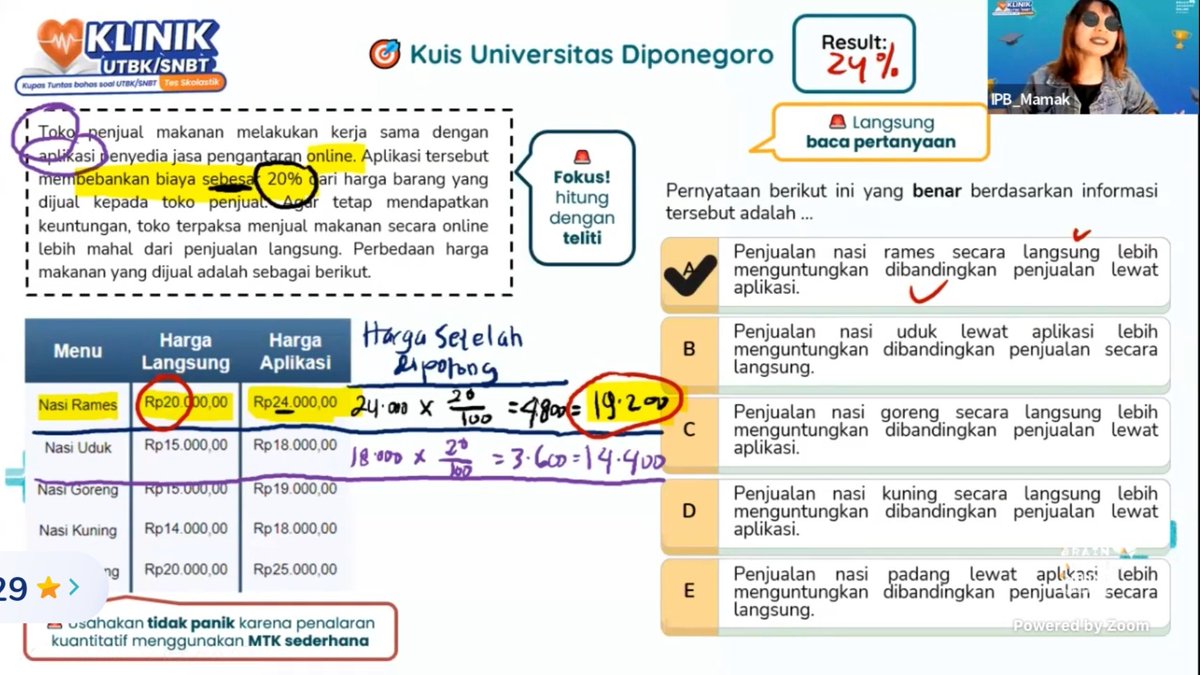 luvbio_logy's tweet photo. 2x+5=45/02/2023 🕖🕗
H-77 🔥
Ovt bgt sama hasil TO 21 rg Bsk padahal belum ngerjain 🥺
Tq ka Nindya :) @temanbelajarmu
#KlinikUTBK #studytwt #mabaipb https://t.co/l26Wv2k6FE