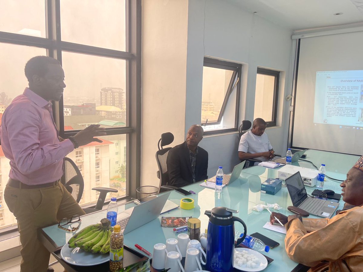 Q1 Work plan Review Meeting for Nasarawa State to review the progress made, update the result framework and review the Q1 plan is currently holding at the <a href="/ARC_ESM/">Africa Resource Center for Excellence in SC Mgt</a> Lagos Office. 

<a href="/zukynokeke/">Azuka Okeke</a>
<a href="/Lemmosky/">VoiceInTheDark</a>
<a href="/MizTeeYaji/">Terdoo Yaji-Akinyemi</a> 
<a href="/idr_kanyin/">Stephanie F.</a> 

#SupplyChain #PublicHealth #Nigeria