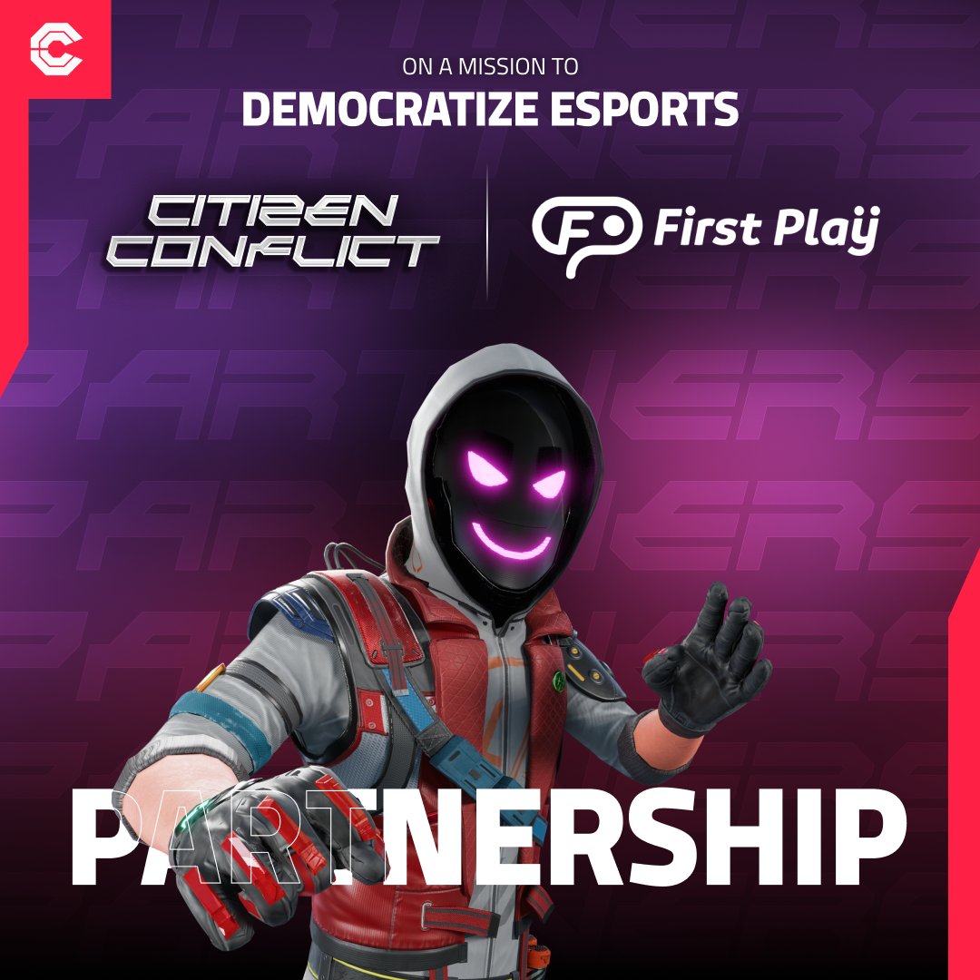 CitizenConflict's tweet photo. Let’s welcome @firstplayapp ! 🎮

Our network of partners is steadily growing, and so does the community, thanks to FirstPlay’s #web3 hub, connecting gamers with time-worthy #gaming projects. 

This gaming #partnership will pave the way for future achievements! https://t.co/BDGPFfwvGA