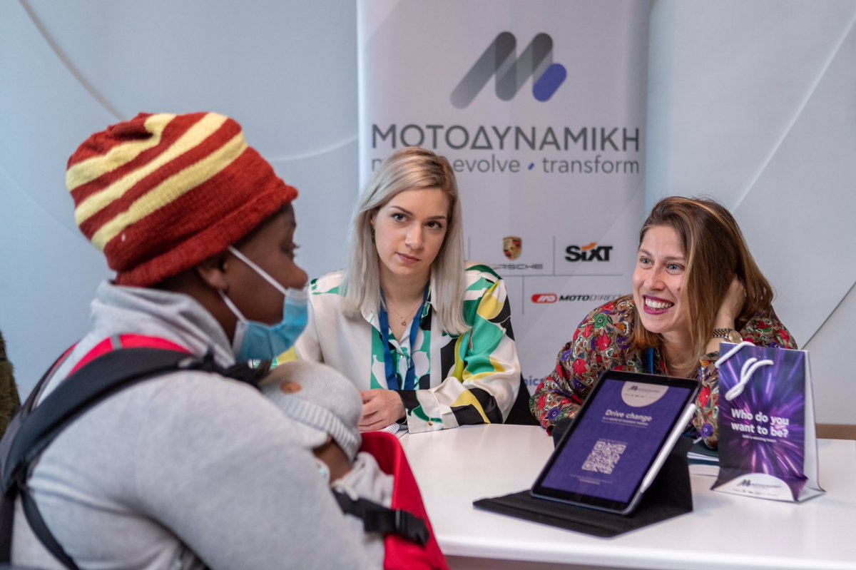 motodynamicsGR's tweet photo. Επενδύουμε ουσιαστικά στην ανάπτυξη και την προώθηση του γυναικείου δυναμικού και γι αυτό το λόγο στηρίξαμε ενεργά το 1ο #WoTCareerFair. Ευχαριστούμε το Women On Top για την διοργάνωση. Συνεχίζουμε να υποστηρίζουμε κάθε ενέργεια που ενδυναμώνει τις γυναίκες στην πράξη. https://t.co/rKmPEvFKJe