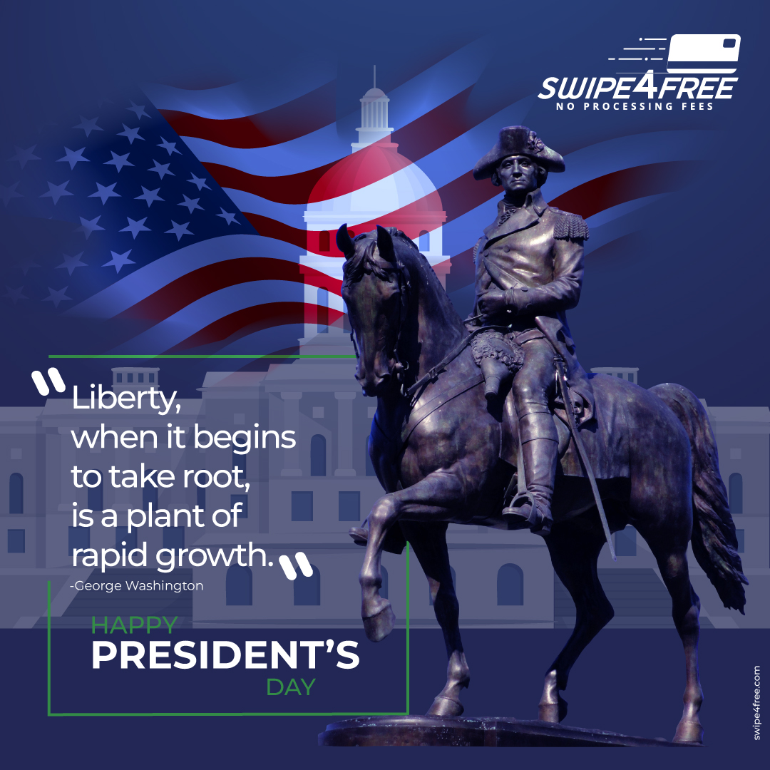 <a href="/SwipeFourFree/">Swipe4Free</a>  pays its Tribute to all our Greatest #Presidents who have made our #nation proud. Your Noble actions will always be remembered today and every day. #happypresidentsday !

#PresidentsDay2023 #GeorgeWashington #CelebrateFreedom #cashdiscount #surcharge