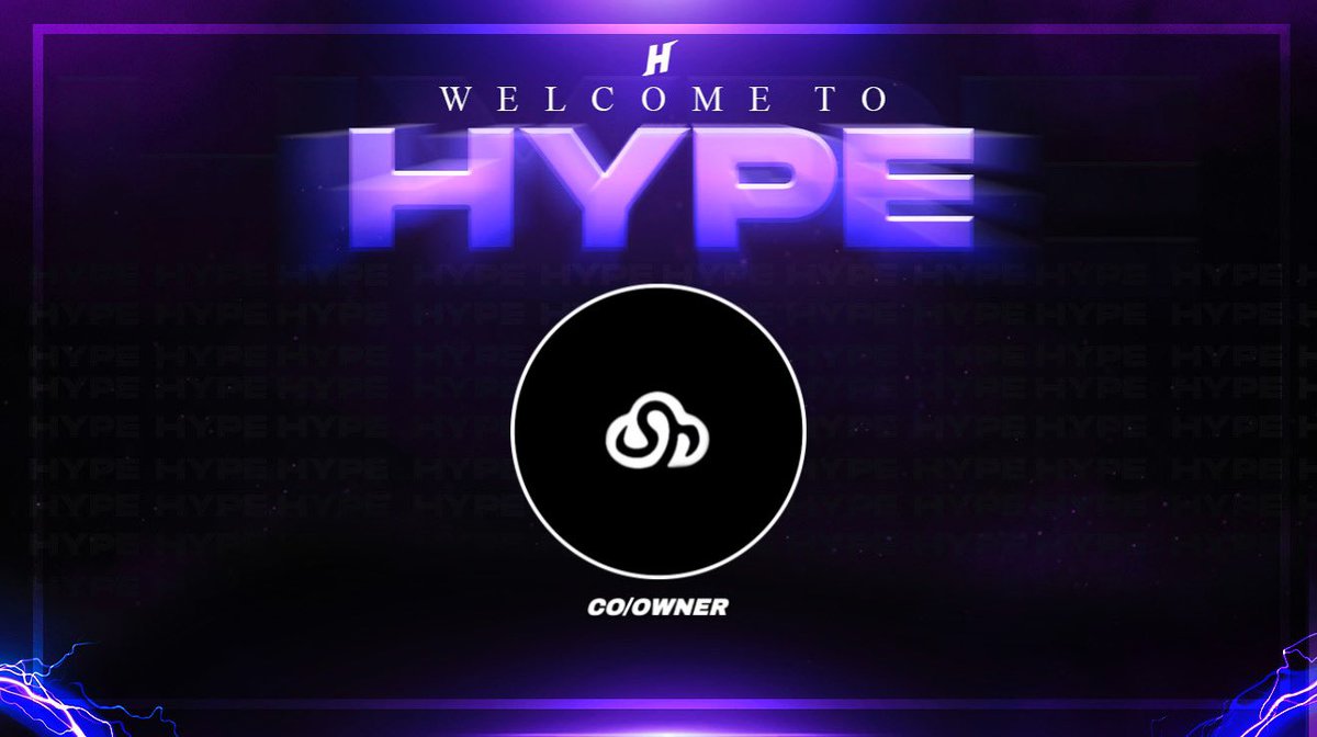 HypeSquad1k's tweet photo. Would like to announce our partnership with these guys big things to come look forward to working along side you guys 💜
☁️@CloudNations
#HypeSqaud #CloudNation 💜☁️ https://t.co/IwWQkeOuun