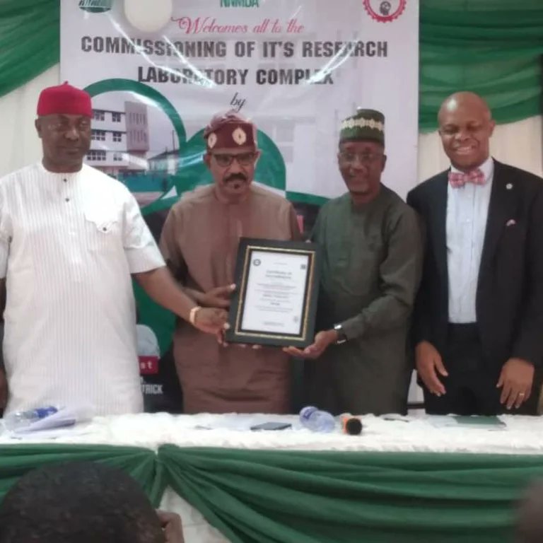 bloompubhealth's tweet photo. It was an exciting event today, as @bloompubhealth represented by our CEO, Prof. Chimezie Anyakora @drchimezie, joined in the celebrations at the commissioning of the newly constructed and ISO accredited #NNMDA laboratory complex. 

#NINAS #ISO #Accreditation #traditionalmedicine https://t.co/BK3AoG4g2H