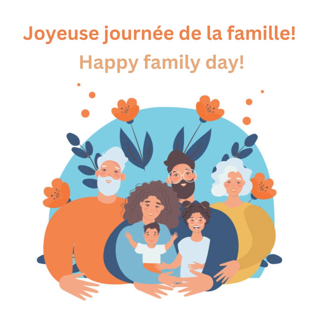 CERFNiagara's tweet photo. De notre famille à CERF à la vôtre, joyeux jour de famille! 🥰
.
.
.
From our family at CERF to yours, happy family day!🥰 https://t.co/931VpubWg9