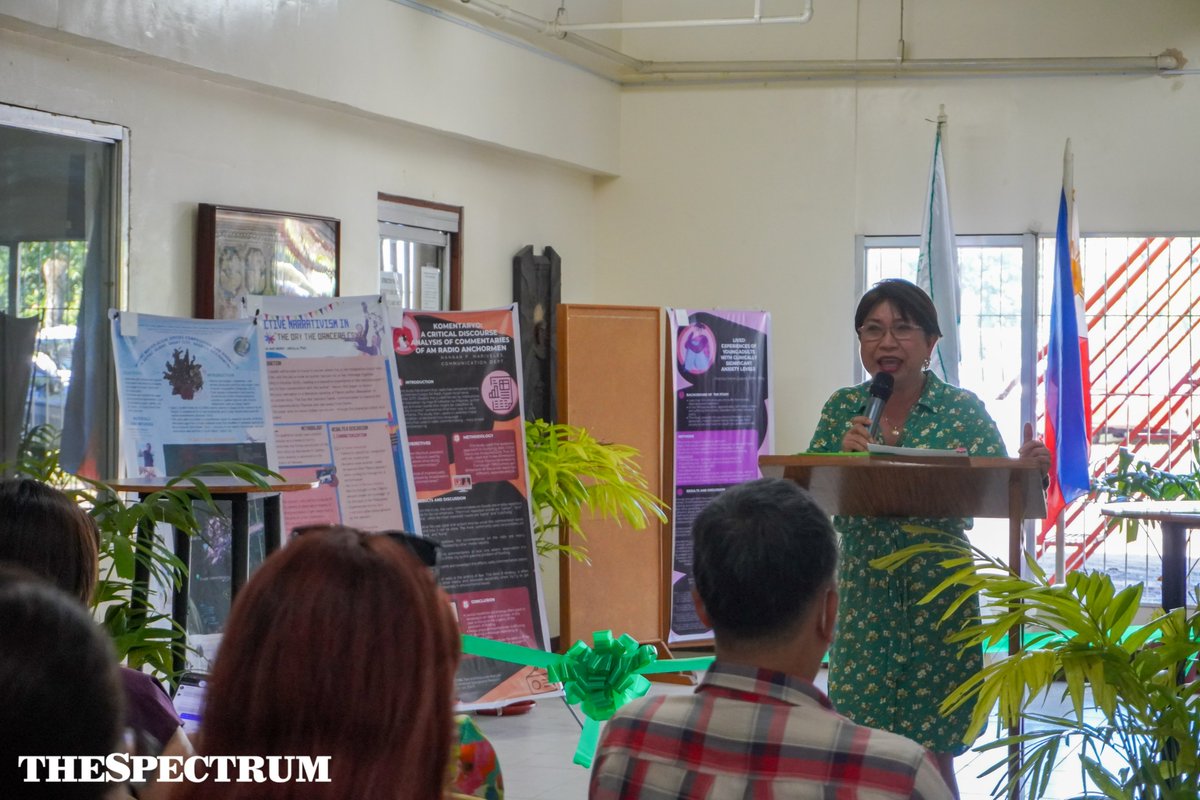 TheSpectrumUSLS's tweet photo. Keeping the academe alive, the College of Arts and Sciences held its 7th Research Caravan Poster Presentation, where students and faculty presented their studies at the Main Library. https://t.co/ntqefRqHRp