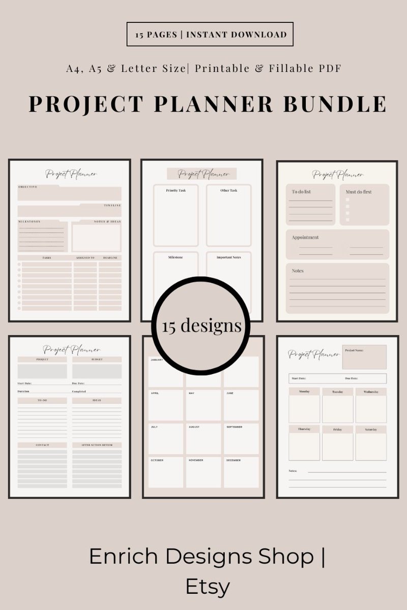 New Etsy template! Project Management Template Bundle! 15 different designs! #etsy #etsydownloads #etsyshop #projectmanagement #projectplanner

i.mtr.cool/mcxtfsflco