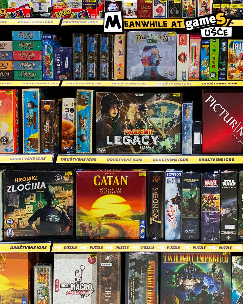 Gamesdoo's tweet photo. Meanwhile at GameS: 🎯 Društvene igre 🎯
https://t.co/qaiomj7TWM
Legenda kaže da ko se u GameS-u uhvatio za jednu društvenu igru, nikada nije uspeo da odoli ostalima.
Upozoreni ste, šta čekate? 😇
#GameS #MeanwhileAtGameS #društveneigre #Catan #HronikeZločina #PandemicLegacy https://t.co/wZ9K4HsfSi