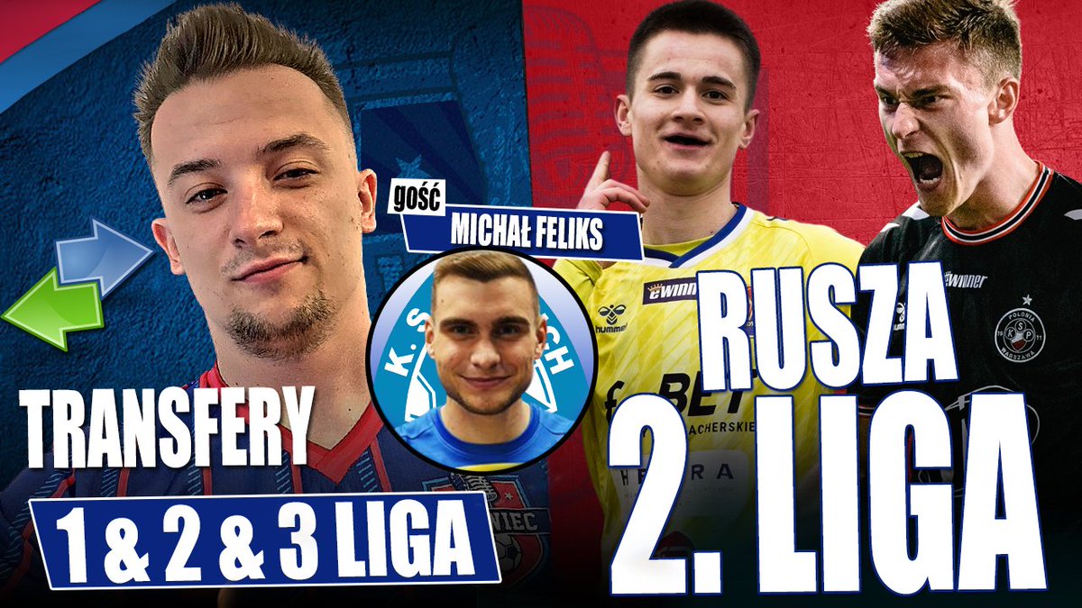 🔴LIVE
🕰️ 19.30
▶️ youtube.com/watch?v=UDNPPS…
Dziś m.in o: 
hicie <a href="/_1liga_/">Betclic 1 Liga</a> 
kolejnej wygranej <a href="/RuchChorzow1920/">Ruch Chorzów</a> - gościem Michał Feliks
reformie związanej z awansem z 3. ligi
<a href="/kspoloniabytom/">Polonia Bytom</a>
ruchach transferowych w <a href="/KotwicaMKP/">Kotwica Kołobrzeg</a> <a href="/Siarka1957/">Siarka Tarnobrzeg</a> <a href="/GKS_JASTRZEBIE/">GKS Jastrzębie</a>