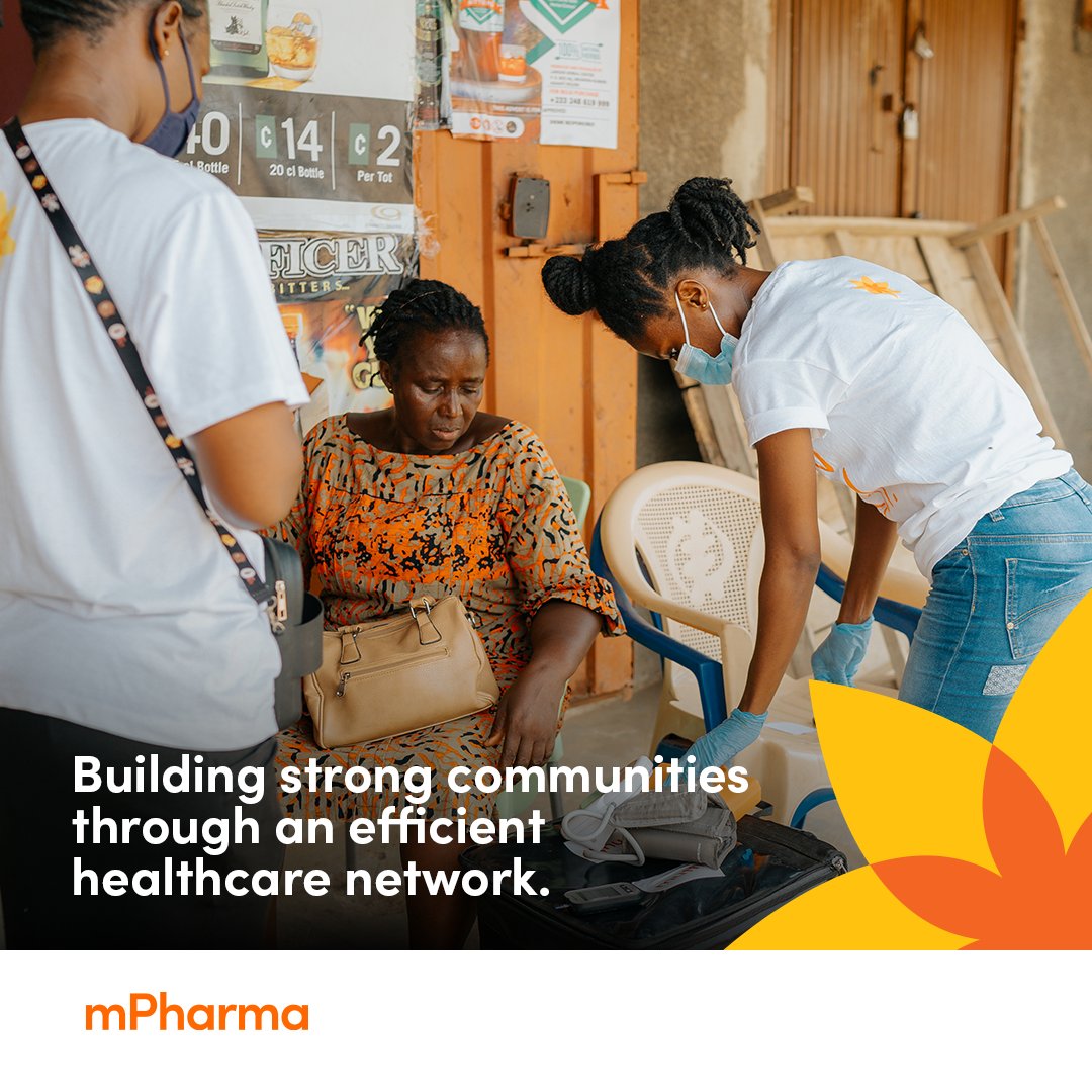 Through our Community Health program, we have deployed nurses into communities to provide health education, blood pressure tests, blood sugar tests in order to help strengthen these communities. #mpharma #primarycare #communityhealth