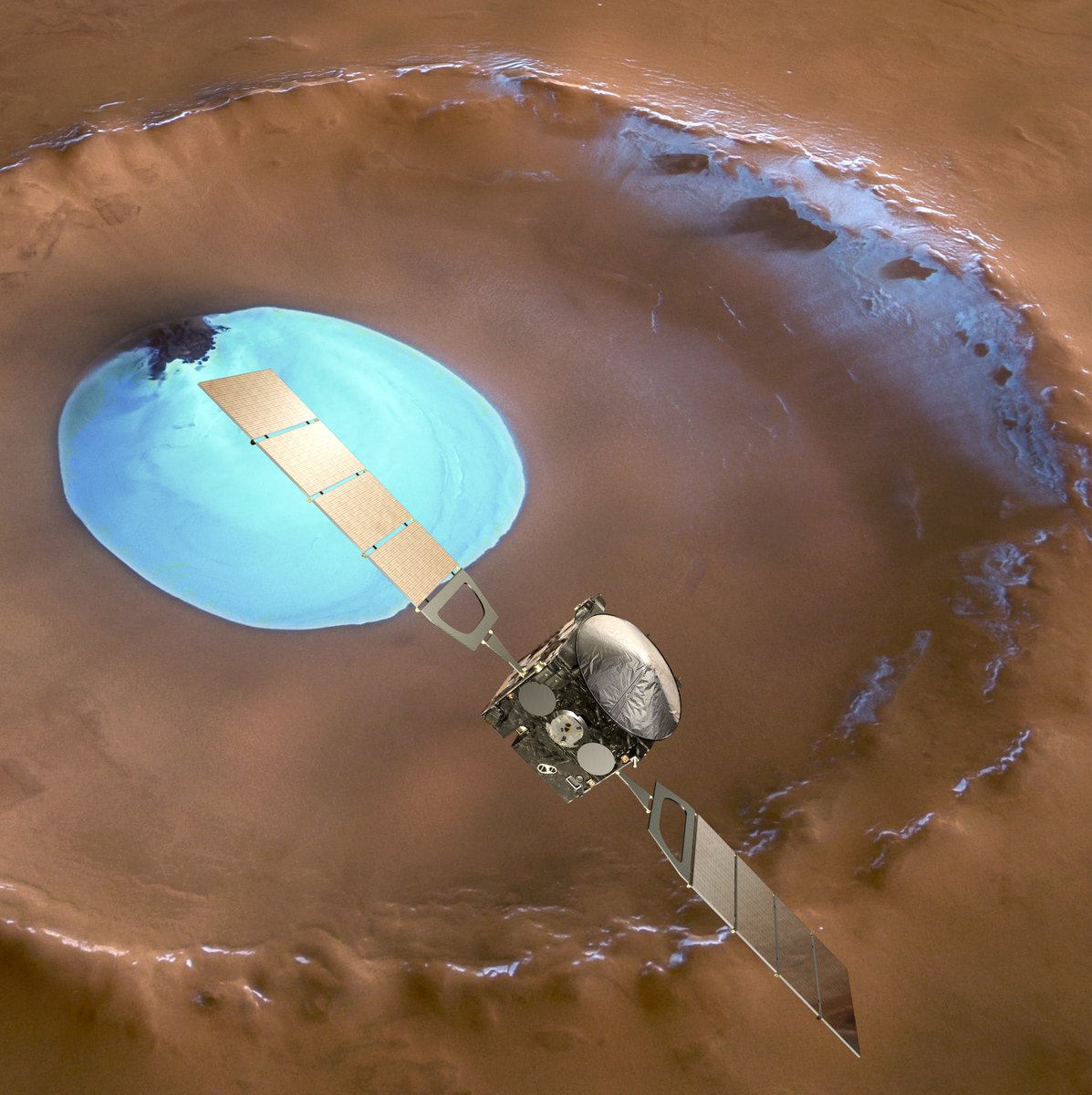 esaoperations's tweet photo. We are in #MarsExpress' 1000th week of science operations!
That's 1000 week-long Command Periods (CPs) and 1000 times the control team sent up a batch of instructions to the Mars orbiter, equivalent to 19 years and 2 months of #SciOps.
#CP1000 https://t.co/y0O3jpQm2i
