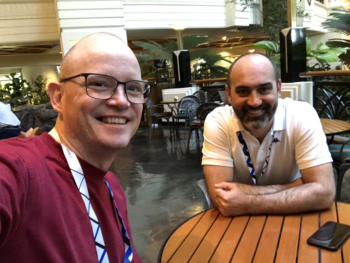 davsclaus's tweet photo. @ro14nd stole our Camel so @lburgazzoli and I are cameless in the land of Camels 🐪😱 #ibmtech #Dubai https://t.co/AyeTUZaAPP