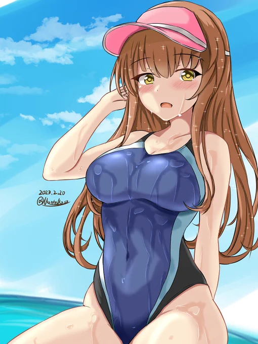 ヘレナさん#艦これ版深夜の真剣お絵描き60分一本勝負#艦これ版真剣お絵描き60分一本勝負_20230220#ヘレナ 