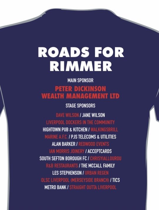 Redsmail's tweet photo. #Roads4Rimmer has its 22nd team registered. Over 140 people taking part in this event now. All remembering Chris Rimmer. All supporting @DarbyRimmerMND. All hopefully donating to @SFoodbanks before the start. Supporting the MND Community and the local community #WhatWeDoMatters https://t.co/mbpnTPciRm