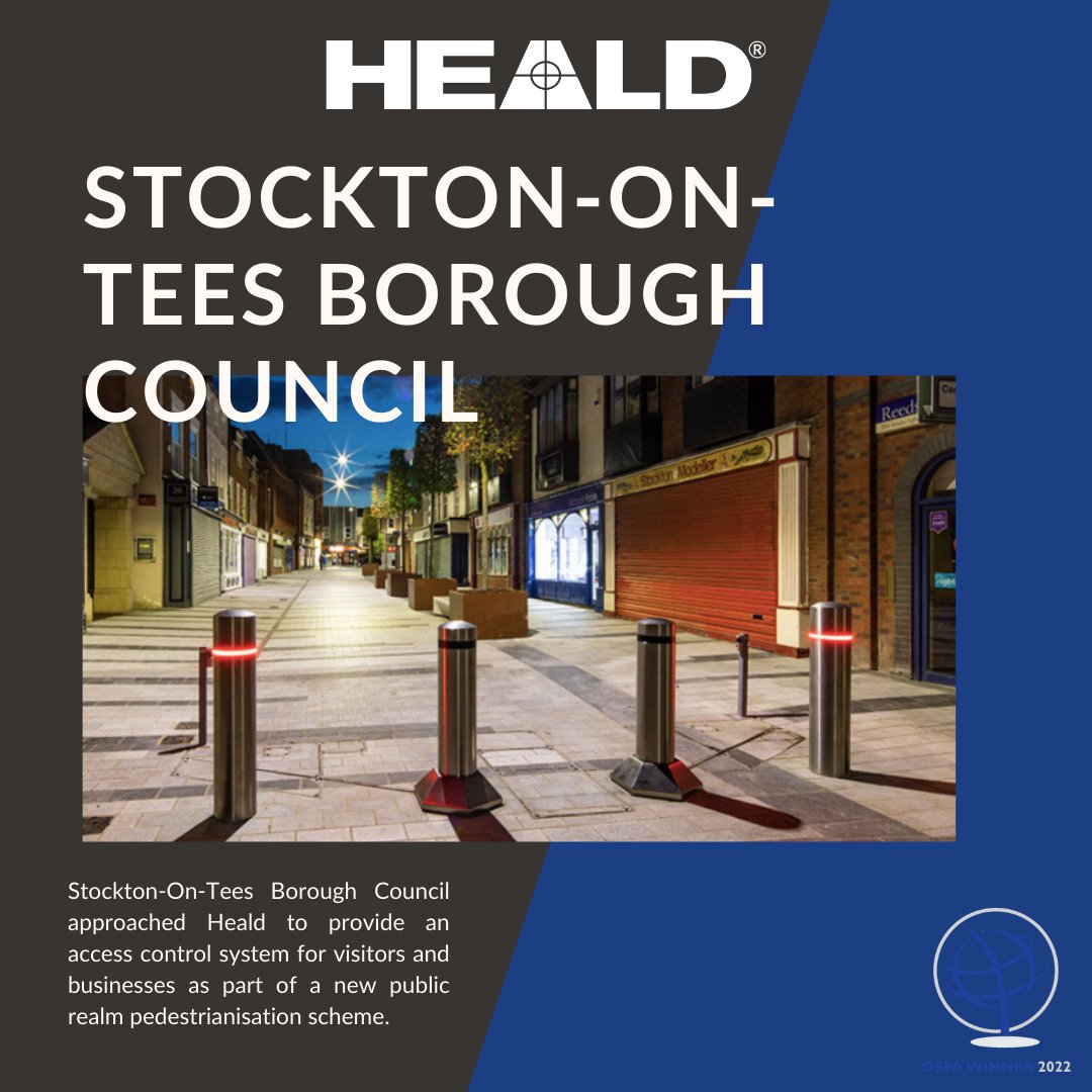 INSTALL🚫

Stockton-On-Tees Borough Council approached Heald to provide an access control system for visitors and businesses as part of a new public realm pedestrianisation scheme. 
Check out the project this way ➡️ heald.uk.com/projects/stock…

#HVM #security #bollard #publicsecurity