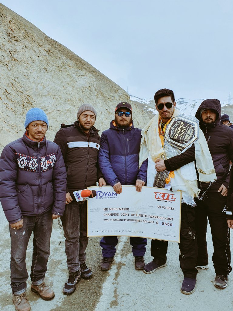 Heartiest Congratulations Mehdi Nasiri MMA Fighter from Kargil Ladakh (India) for winning #Kumite1WarriorHunt.

<a href="/SonyTV/">sonytv</a> 
<a href="/MXPlayer/">Amazon MX Player</a> 
<a href="/SunielVShetty/">Suniel Shetty</a> 
<a href="/LAHDC_Kgl/">LAHDC Kargil</a> 
<a href="/lg_ladakh/">LG Ladakh</a> 
<a href="/jtnladakh/">Jamyang Tsering Namgyal</a> 
<a href="/santoshsukhdeve/">Santosh Sukhadeve</a> 
<a href="/MMAFighting/">MMA Fighting</a> 
<a href="/ministryofsport/">Ministry of Sport</a> 
<a href="/airnewsalerts/">All India Radio News</a> 
<a href="/DDNewslive/">DD News</a> 
<a href="/DIPR_Kargil/">DIO Kargil</a>