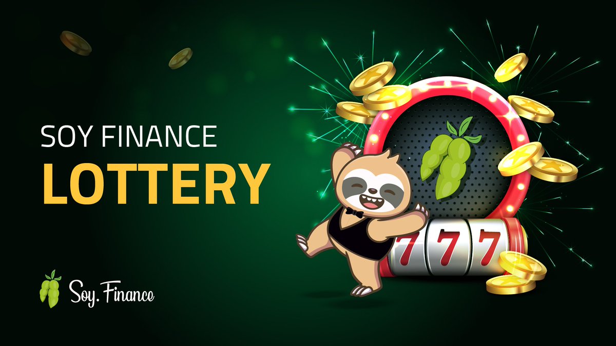 SOY Lottey is LIVE 💰

Are you feeling lucky today? 🤞

Come play and try your luck!! 🎰 
➡️ app.soy.finance/lottery

The lottery draw is at 9AM UTC each day ☘️

How to play:
ℹ️  clo.click/Soy-Lottery-FAQ