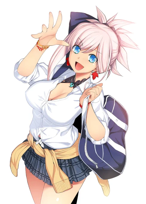 特に意味もなく巨乳絵再掲。自分で描く場合だとこれくらいのサイズ感が丁度いいような、もうひとふた回り大きくしてみたいような。重力に負かしたい。 