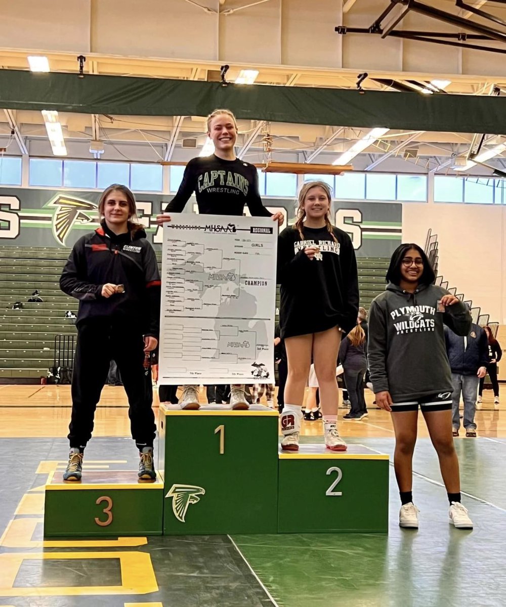 GR_Wrestling's tweet photo. Six Pioneers have qualified for the state championship at Ford Field!Congrats to Rihanna, Luke, Joey, and Sebastian for being the champs, Jacey for runner up and Jonathan for a fourth place finish! You've proven that hard work &amp; dedication pay off. Let's bring home some titles! https://t.co/xwHidY578p