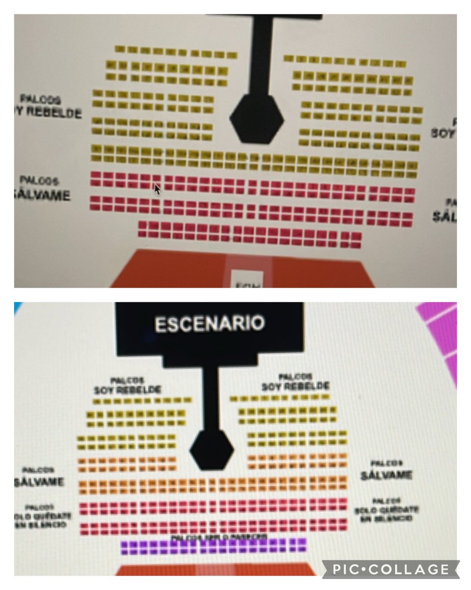 Julymevel's tweet photo. @billyrosas @eticketCOL Ya cambiaron las ubicaciones para la segunda fecha de RBD🤔🤔🤔🤔🤔 https://t.co/60zUz2dz6g