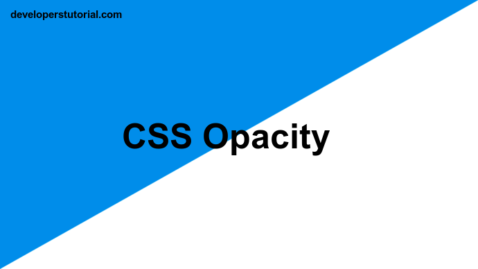 DevelopersTuto's tweet image. The transparency of an element is specified by the opacity CSS property
Website- developerstutorial.com/css-opacity
#css #developerstutorial #classes #forms #100daysofcode #codebasics #programming #htmlforms #onlinetutorial