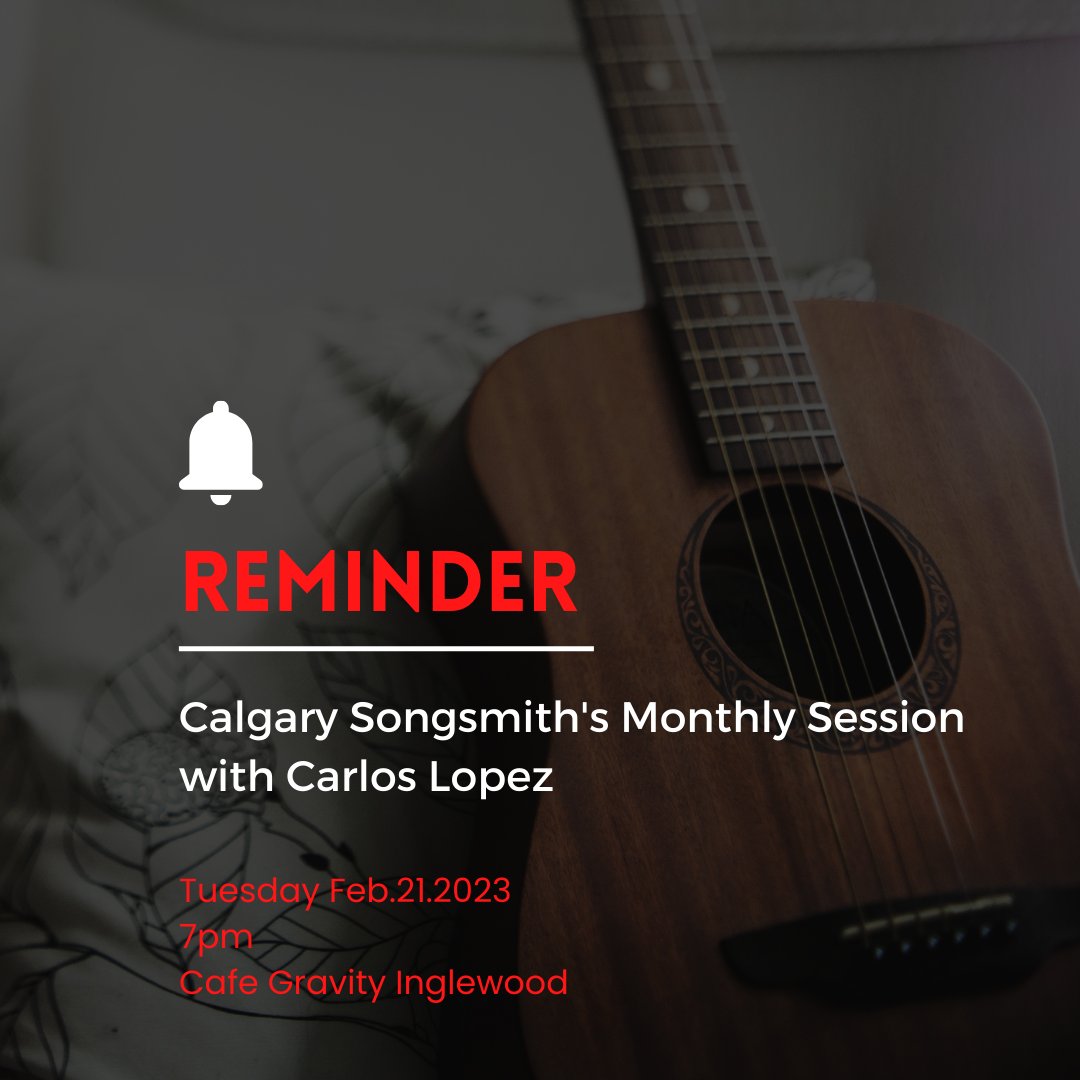 YYCSongsmiths's tweet image. TOMORROW!!!

Tuesday, Feb. 21 7PM!

Gravity Cafe, Inglewood

Booking 101: the do’s and don’ts of live venue booking

Join us for a conversation with Carlos Lopez!! 

#calgarysongwriter #yycsongwriter #abmusic #countrymusicab #albertamusic #calgarymusicians #calgaryevents