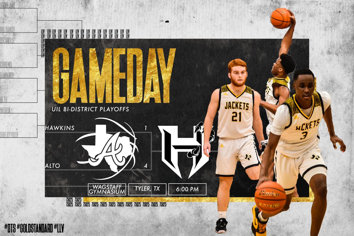 🏀GAMEDAY🏀
Bi-District Playoffs
🆚Hawkins
📍Wagstaff Gymnasiumat at TJC | Tyler, TX
⌚️6:00 pm
#DTS