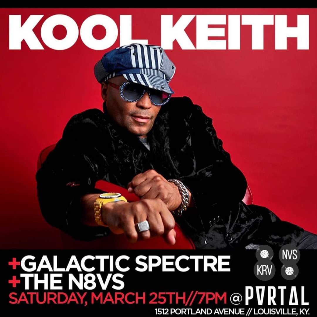 kr8vn8vsrecords's tweet photo. The N8vs will be back on the Portal stage 3.25
Mark your calendars!!
#TheN8vs #KoolKeith #GalacticSpectre #Portal #Kr8vN8vsRecords #OneTeamOneDreamAndShit https://t.co/i1PRIDmMRa