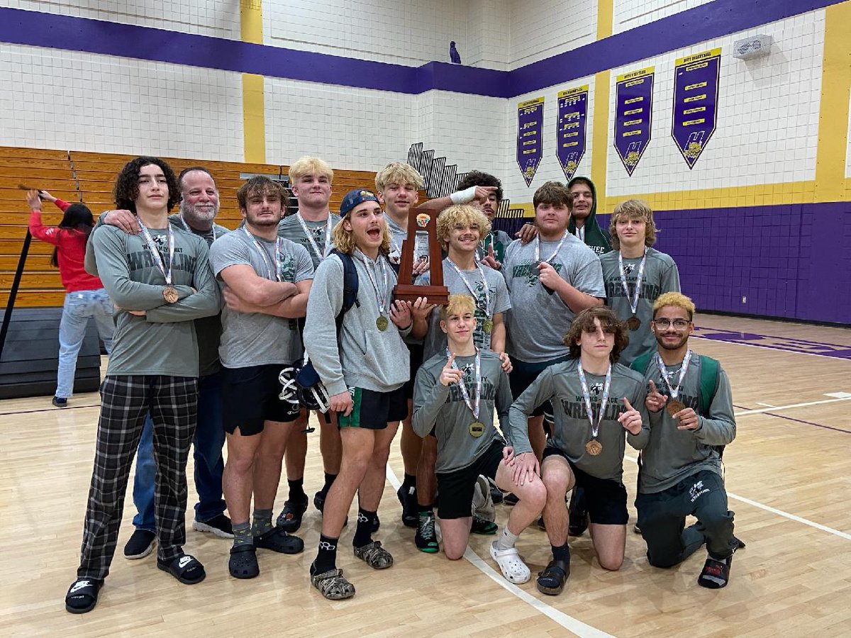 Saaaayyyyy what!!!!! 2 weeks ago biggest win in boys bball history.... and  now our WWHS Boys Wrestling team brings home the District Championship!!!! You already know, but here it comes anyway... #YearOfTheHornet <a href="/wwhshornets/">Weeki Wachee High School</a> <a href="/WWHSHORNETSPORT/">Weeki Wachee Sports</a> <a href="/wwhs_bball/">Weeki Wachee Boys Basketball</a> <a href="/WWHSGIRLSBB/">Weeki Wachee Girls Basketball</a>