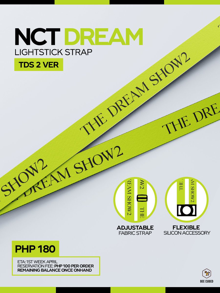 beecubedph's tweet photo. #NEWbees 🐝
What’s left after we let it all go,
is the warmth of our hands, and us 🌱
Neobongs up because THE DREAM SHOW 2 is heading to Manila!!
A must-have NEOBONG Body Strap for a Hassle-free concert and future @NCTsmtown_DREAM events.
Order here: https://t.co/LJyS0FZiHB https://t.co/GKqwEMM5h2