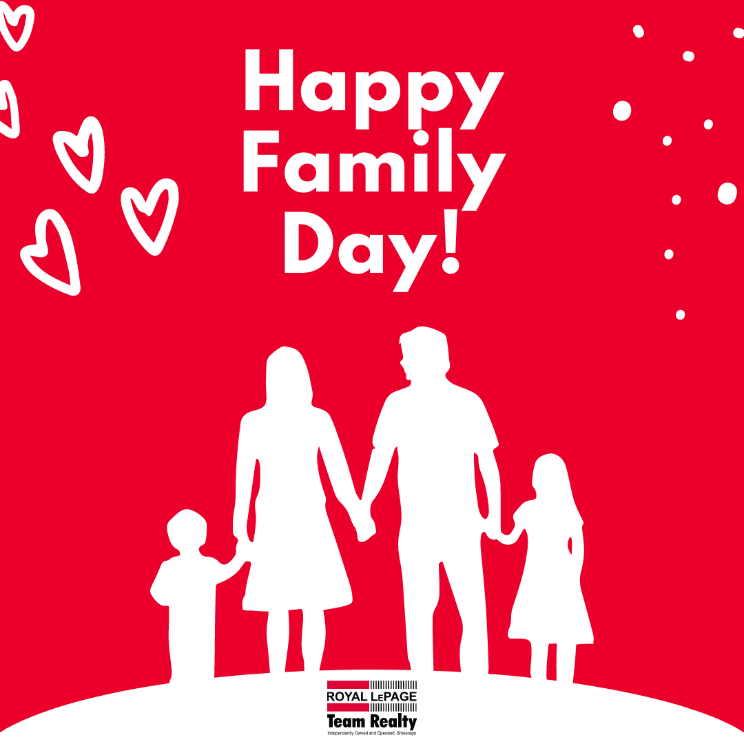Big or small, chosen or kin - this weekend is a chance to spend time with those who are most important to you. 

Happy #FamilyDay from your Royal LePage Family.