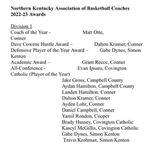 NKYBlueSox's tweet photo. Congratulations to @DaltonKramer89 who was awarded the Dave Cowens Hustle award this 🏀 season.  This is absolutely no surprise to those who watched him compete on the baseball diamond.  Way to go Dalton! https://t.co/3OIDNC3rDT