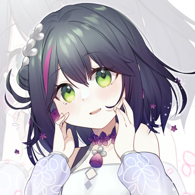 ミセバヤちゃん、お声も話し方も大変可愛かったです......𝑩𝑰𝑮 𝑳𝑶𝑽𝑬────#花騎士  #フラワーナイトガールイラスト 
