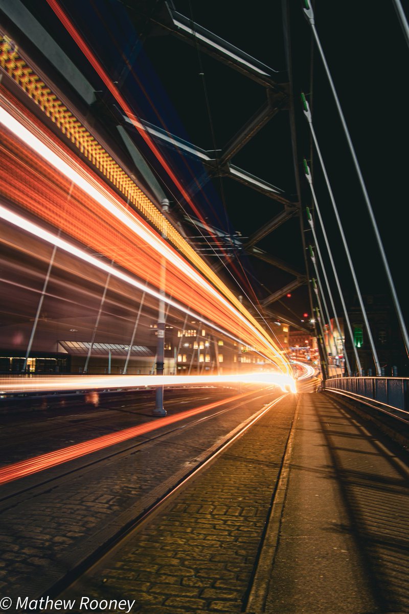 damiendenis's tweet image. Just like life, the tram goes past in a flash. 

#lighttrail #photography #longexposure #photo #tram #Sheffield #Bridge #citylife #night #nightphotography