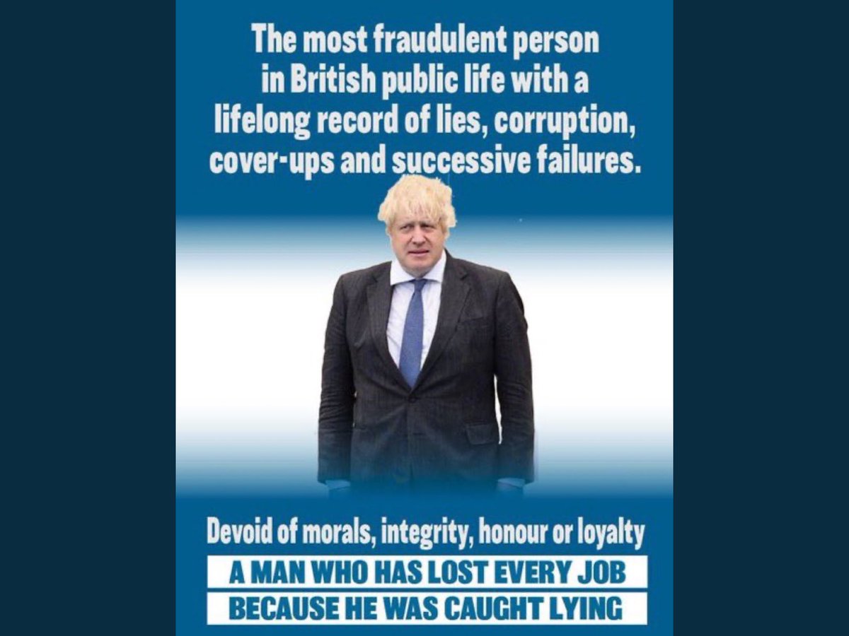 TPatsyann's tweet photo. This evil, troublemaking charlatan should be kicked out of politics. A threat to security and has caused untold damage to the UK. #JohnsonTheLiar #JohnsonRussianMoney #JohnsonTheCorruptMP https://t.co/9l4xJQA7Tp