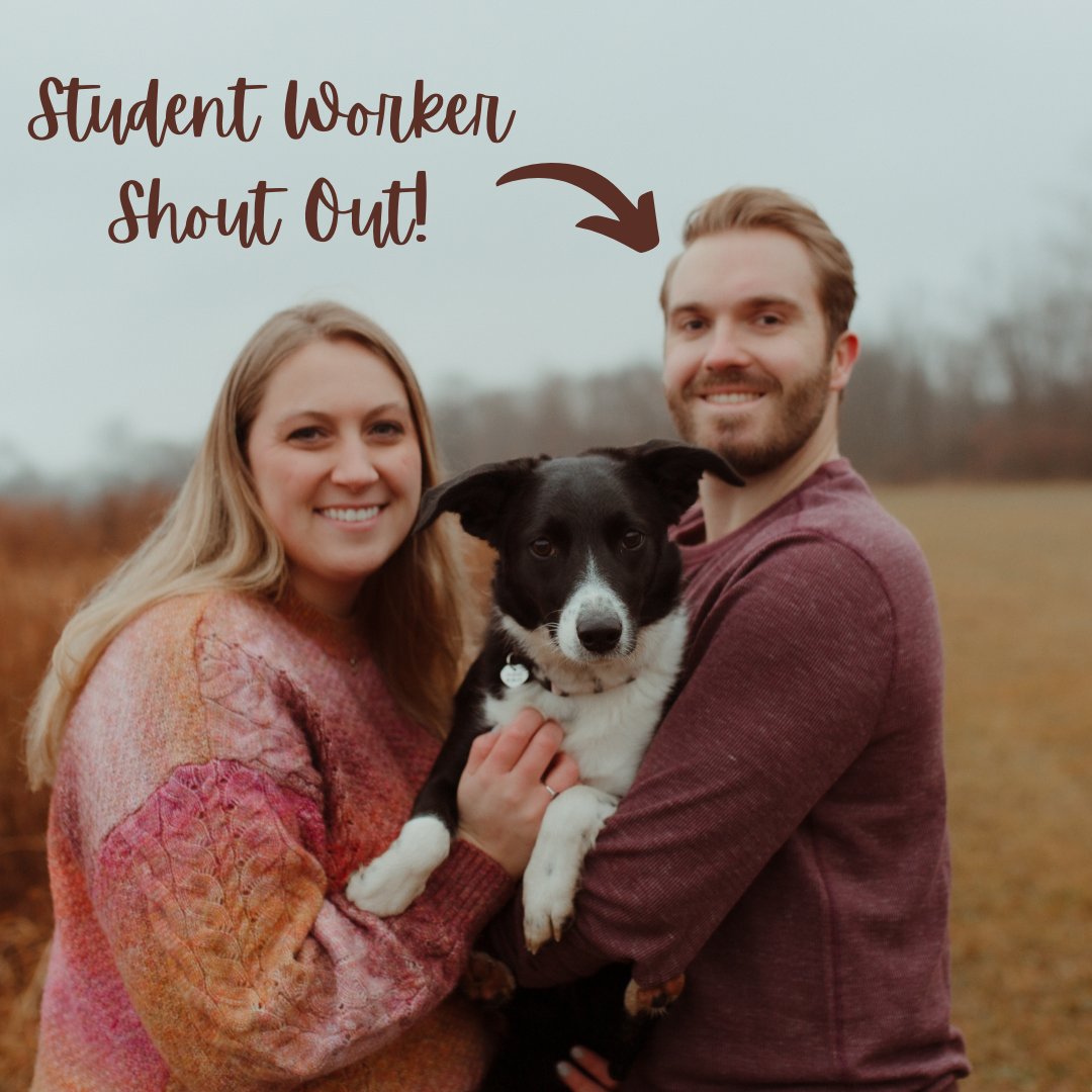 We are so grateful for the fantastic student workers who support us in the work that we do. Today, we want to highlight Thomas, a 2024 Exercise Science Major. Thank you, Thomas, for the enthusiasm and servant's heart you bring to our team!