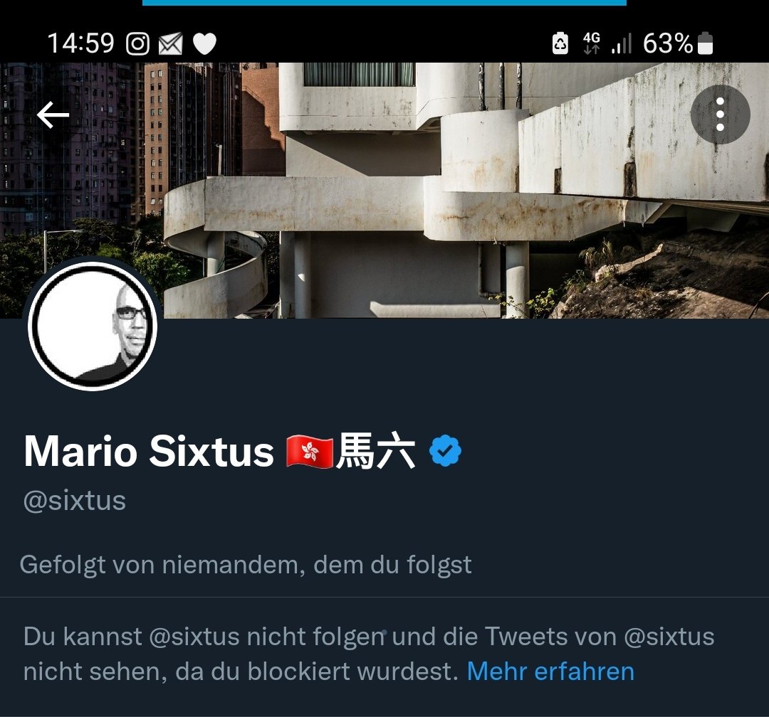 MARKU5_M's tweet photo. @fehr_hoffmann Ich glaube langsam der blockiert alles und jeden. Mich eingeschlossen. 🤣 https://t.co/Hsd2lqLbcC
