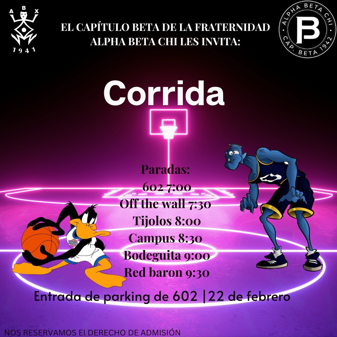 AbxBeta's tweet photo. Bueno mi gente, el capítulo Beta de la Honorable Fraternidad Alpha Beta Chi desea invitarles a nuestra próximas actividades de semana de iniciación . Como costumbre tendremos nuestro Cóctel de iniciación, misiones, corrida y show de neofitos. Los esperamos 🤍🖤 https://t.co/5jlpbRX3Wv