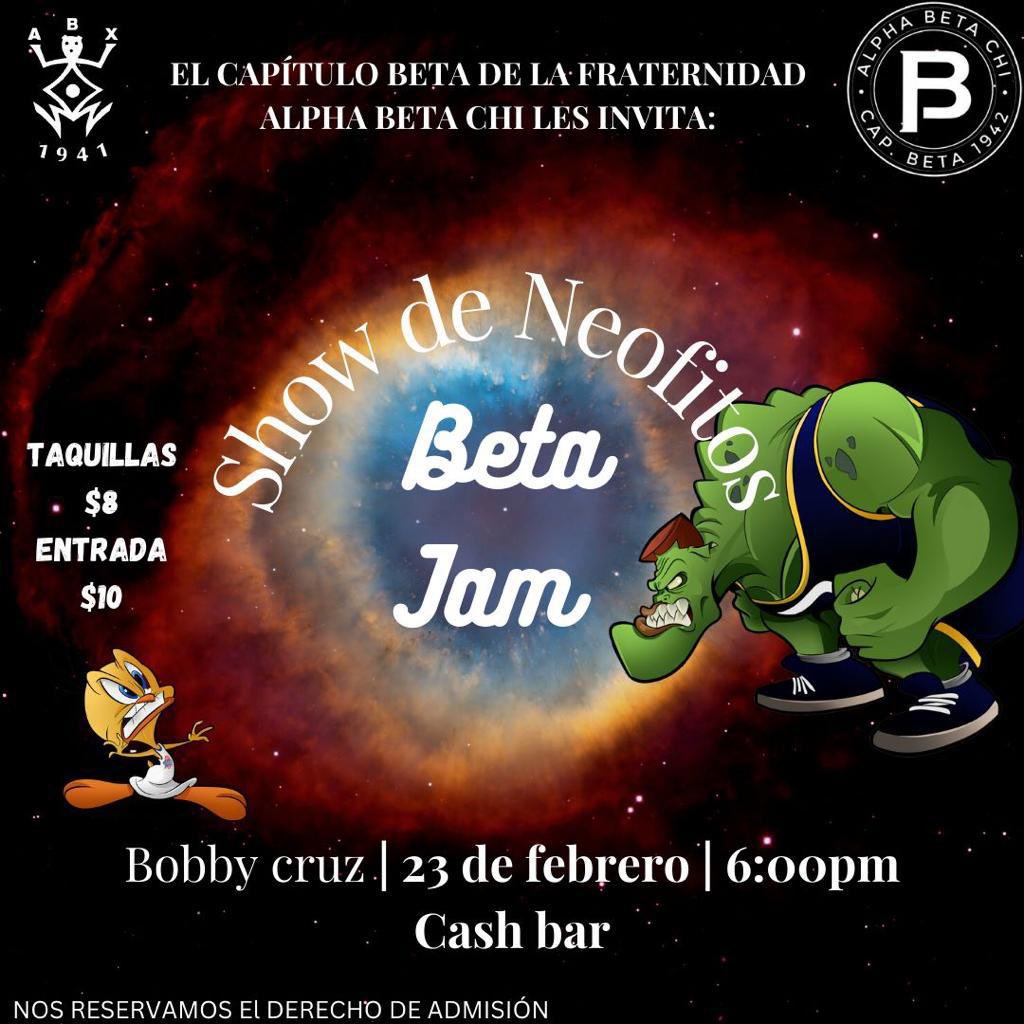 AbxBeta's tweet photo. Bueno mi gente, el capítulo Beta de la Honorable Fraternidad Alpha Beta Chi desea invitarles a nuestra próximas actividades de semana de iniciación . Como costumbre tendremos nuestro Cóctel de iniciación, misiones, corrida y show de neofitos. Los esperamos 🤍🖤 https://t.co/5jlpbRX3Wv