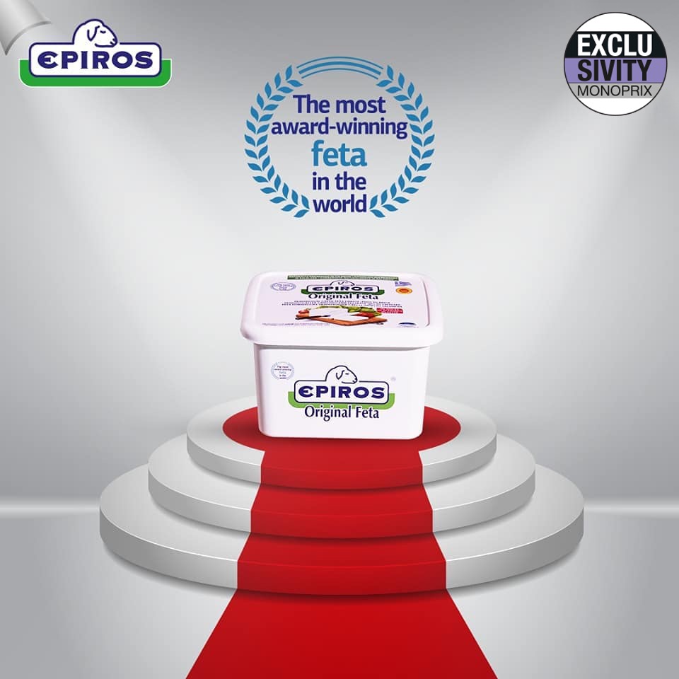 MonoprixKuwait's tweet photo. EPIROS Original Feta is produced from sheep &amp; goat milk, with the traditional, authentic &amp; rich taste of Greek Feta.
EPIROS is known for winning many awards in recognition of it’s superior quality &amp; taste.
Visit Monoprix @theassimamall, Kuwait City to get this exclusive product! https://t.co/NR0law1Hn4