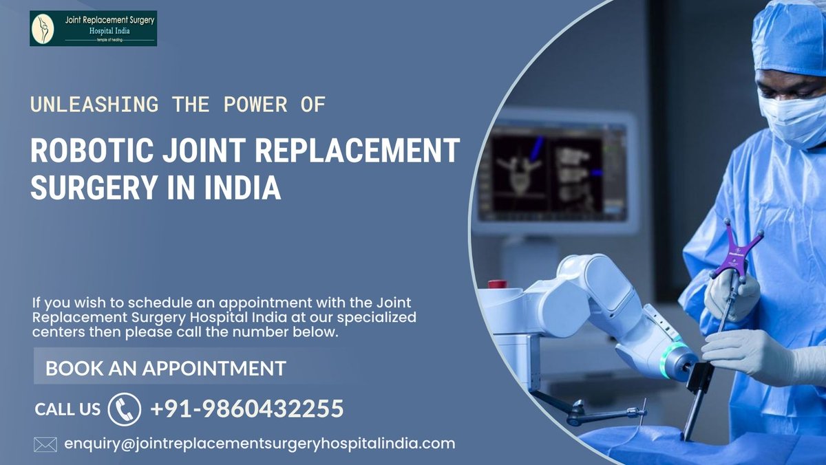 Unleashing the Power of Robotic Joint Replacement Surgery in India
🌐: bit.ly/3IEegLA
☎: +91-98604-32255
📧 -enquiry@jointreplacementsurgeryhospitalindia.com
#RoboticJointReplacement #RoboticSurgeon #RoboticJointSurgeon #RoboticReplacement #RoboticSurgery