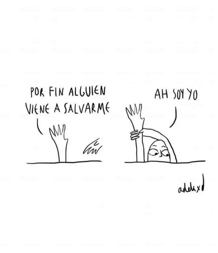 Nadie más que tú. Puedes salvarte