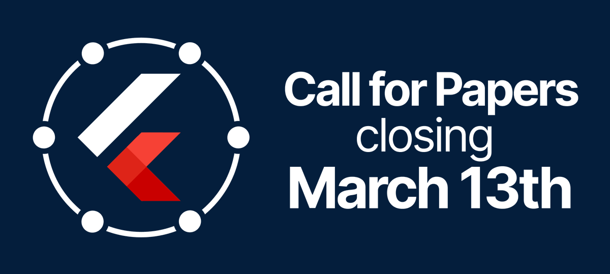 Flutter Connection (@flutter_connect) on Twitter photo This is your weekly reminder that the #Flutter Connection CfP is closing March 13, that is in ~3 weeks ⏳
👉 flutterconnection.io
👉 flutterconnection.io/cfp
/cc <a href="/FlutterDev/">Flutter</a> <a href="/FlutterParis/">Flutter Paris 💙</a> <a href="/FlutterFrance/">Flutter France 🥖💙</a> This is your weekly reminder that the #Flutter Connection CfP is closing March 13, that is in ~3 weeks ⏳
👉 flutterconnection.io
👉 flutterconnection.io/cfp
/cc <a href="/FlutterDev/">Flutter</a> <a href="/FlutterParis/">Flutter Paris 💙</a> <a href="/FlutterFrance/">Flutter France 🥖💙</a>