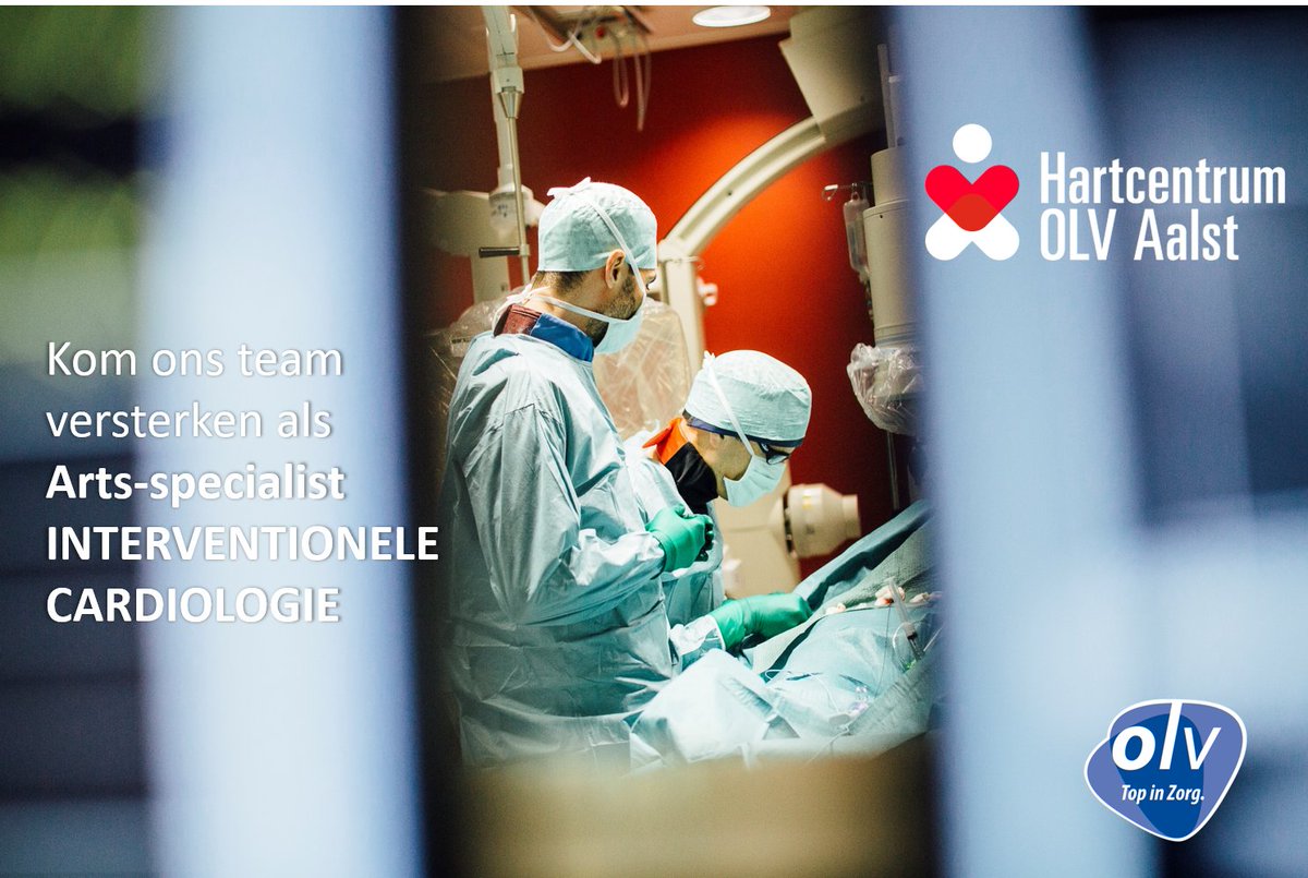 OLV Ziekenhuis (@olvzaalst) on Twitter photo <a href="/CardioAalst/">Hartcentrum Aalst</a> groepeert 36 cardiologen en cardiochirurgen en excelleert binnen specifieke deelspecialismen op internationaal wetenschappelijk vlak. Ons team zoekt versterking met een art-specialist in de interventionele cardiologie hartcentrumaalst.be/nieuwsitems/va… <a href="/CardioAalst/">Hartcentrum Aalst</a> groepeert 36 cardiologen en cardiochirurgen en excelleert binnen specifieke deelspecialismen op internationaal wetenschappelijk vlak. Ons team zoekt versterking met een art-specialist in de interventionele cardiologie hartcentrumaalst.be/nieuwsitems/va…