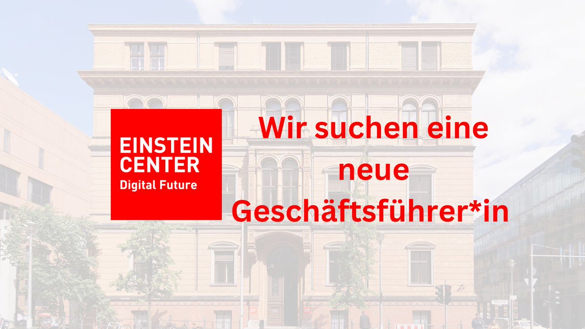ECDigitalFuture's tweet photo. #JobAlert: Wir suchen eine neue #Geschäftsführer*in
Frühestens zum 01.04.2023 sucht das ECDF eine*n neue Geschäftsführer*in. Bewerbungen werden bis 10. März 2023 entgegen genommen.
Alle Infos: https://t.co/iBQkFqMni6
#digitalfuture
#Digitalisierung
#Wissenschaftsmanagement https://t.co/pJF7zvjie7