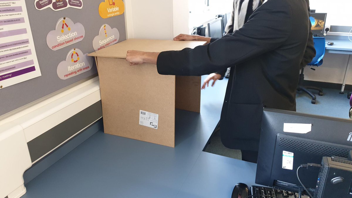 LangleyGS_Tech's tweet image. Year 12 getting ready to build the structure of their robot for #srobo2023.